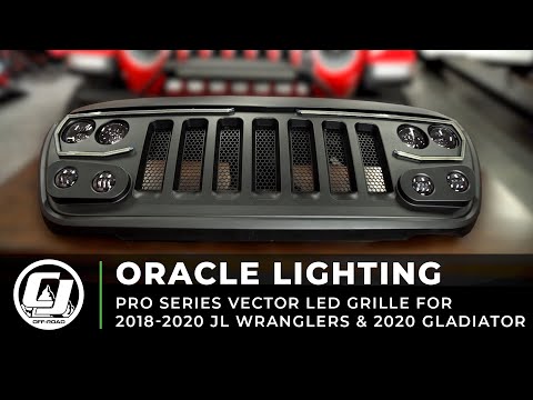 Jeep JL or Gladiator Overview | Oracle LED Vector Grill