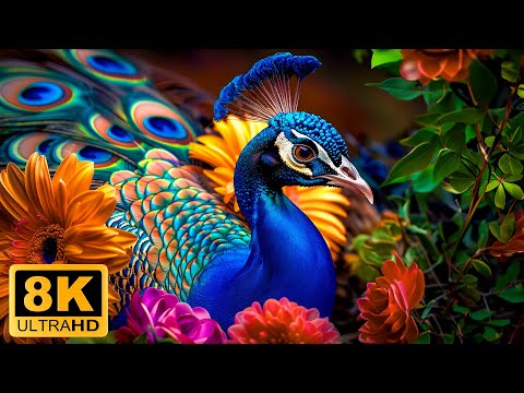 Feather Artist 8K ULTRA HD - Beautiful Scenery Relaxing Movie With Soothing Music