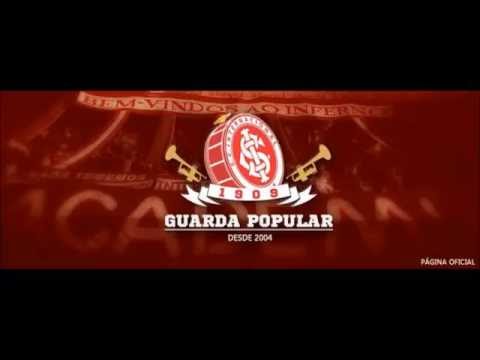 "Ninguém vai calar nossa festa" Barra: Guarda Popular • Club: Internacional