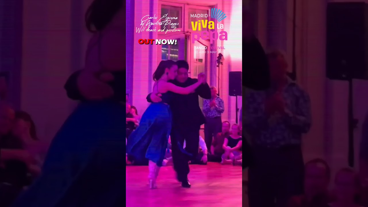 Carlitos & Agustina serán Maestros en VIVA LA PEPA Madrid Tango FESTIVAL 2026