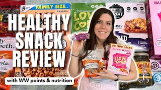 Healthy Snack Review | Trying New Healthy Low Point Foods | WeightWatchers Points, Calories, Macros