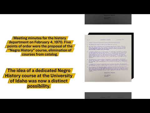 A Course for Black History