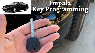 How To Program A Chevy Impala Key 2006 - 2016 DIY Chevrolet Transponder Ignition