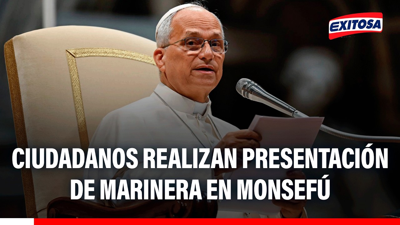 🔴🔵 Ciudadanos realizan presentación de marinera en Monsefú previas al cumpleaños del papa León XIV