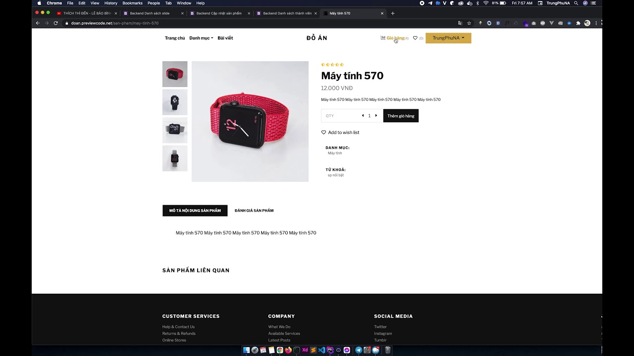 Code thuê đồ án - Làm thuê đồ án. - Website bán máy tính - Hướng dẫn làm đồ án - Đăng bài