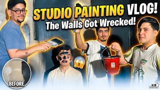 Download lagu Studio Painting Vlog ! The Walls Got Wrecked ! 🫣 mp3