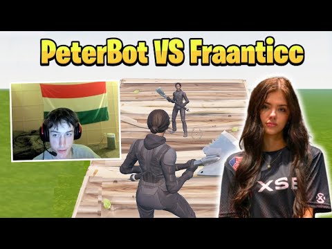 Peterbot VS Fraanticc INSANE 1v1 Buildfights!