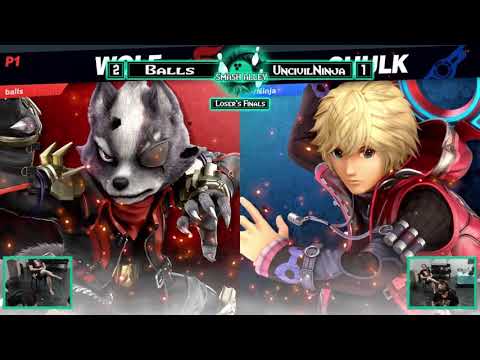 Smash Alley 20 Losers Finals - Balls (Wolf) vs. Uncivil Ninja (Shulk)