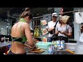 A Day Hard Working Of Puy Roti Lady Thai Street Food