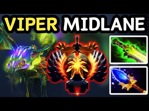 🔥 YOU CAN’T BREATHE NEAR THIS HERO — VIPER MID 🔥 DOTA 2
