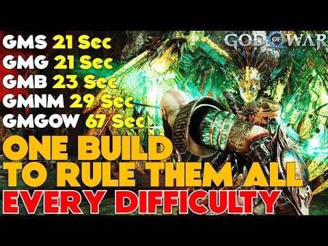 BROKEN BUILD - Gna on Every Difficulty [No Damage] - God of War Ragnarok
