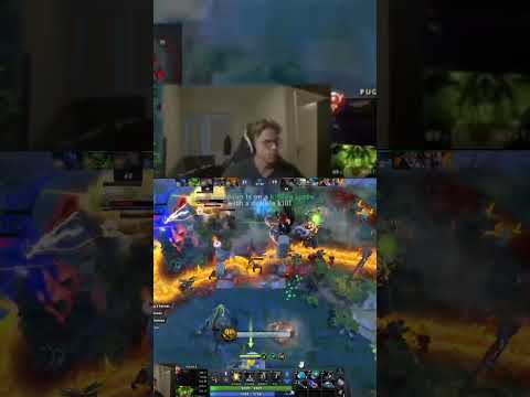 Topson Rampage Using Pugna  #dota2 #topson #shorts