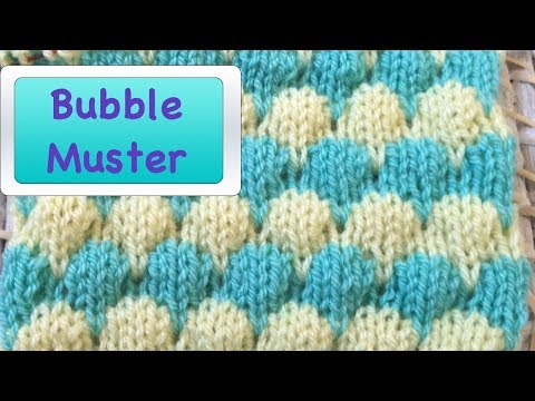 Bubblemuster stricken