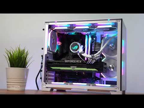 418 Building a ROG Gaming PC inside the LIAN LI 011 Dynamic MINI White R5 5600X RTX 3060Ti   TimeLap