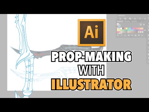 MAKE COSPLAY TEMPLATES WITH ADOBE ILLUSTRATOR | Daedric Dagger Build, #1