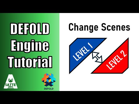 Change Scenes with Defold - Use Lua Modules, Load new Scene, Control on Factories preview image
