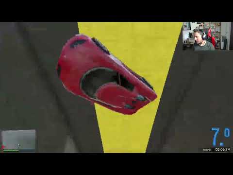 IF YOU SET FIRST PERSON YOU'LL END UP VOMITING!! GTA V MEGA RAMP