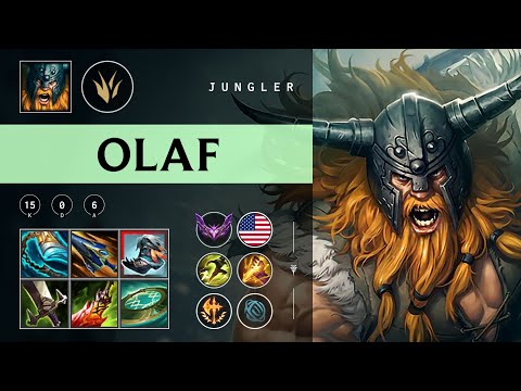 Olaf Jungle vs Zac - NA Master Patch 25.24