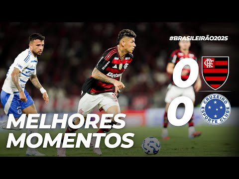 FLAMENGO 0 X 0 CRUZEIRO | MELHORES MOMENTOS | BRASILEIRÃO (02/10/25)