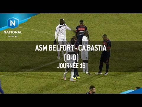 J16 : ASM Belfort - CA Bastia (0-0), le résumé