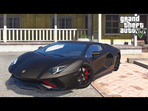 LAMBORGHINI AVENTADOR 2023 LIMITED BLACK SUPER KENCANG - GTA V MOD INDONESIA EPISODE SPESIAL