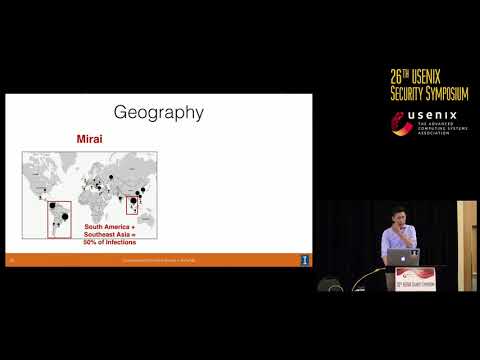 USENIX Security ’17 - Understanding the Mirai Botnet