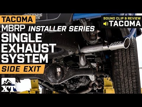 Tacoma MBRP Installer Series Exhaust System - Side Exit (2016-2019 3.5L) Sound Clip & Review