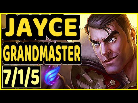 DOXY (JAYCE) - 7/1/5 KDA GAMEPLAY - EUW Ranked GRANDMASTER