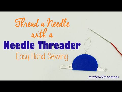 How to Thread a Needle for Hand Sewing with a Needle Threader