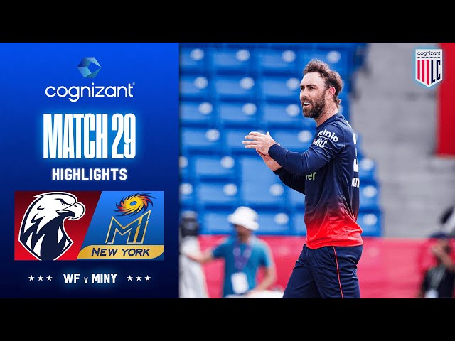 Cognizant Major League Cricket 2025 Match Highlights | Washington Freedom vs MI New York