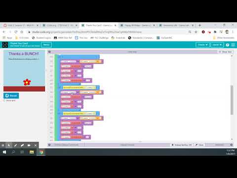 CSD Unit 3: Lesson 17: Project - Interactive Card Part 1