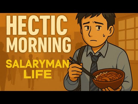 A Hectic Morning of a Japanese Salaryman