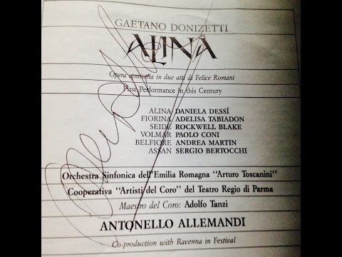 Donizetti * Alina _ finale /  "Sull'ali dei sospiri" / Daniela Dessì