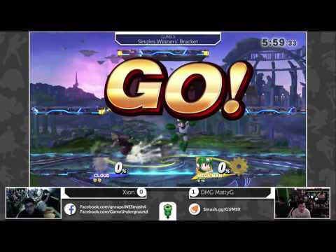GUMS X Singles (Winner's Bracket) - DMG MattyG (Megaman/Sheik) vs Xion (Cloud)