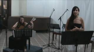 Las tres hojas de García Lorca por Ximena Rosales (mezzosoprano) y Manuela Iparraguirre (guitarra)