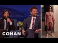 Adam Scott & Jason Schwartzman On Their Prosthetic Junk  - CONAN on TBS