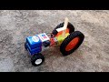 How To Make Electric Powerful Tractor Toy DIY At Home Electrictractor