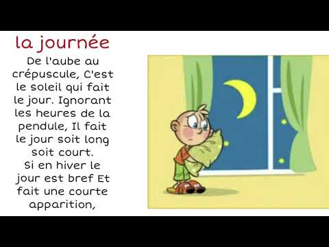 poésie la journée  CP CE1 CE2 #poésie