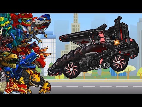 Terminator T-Rex Car | Dino Robot Battle Arena - Full Game Play