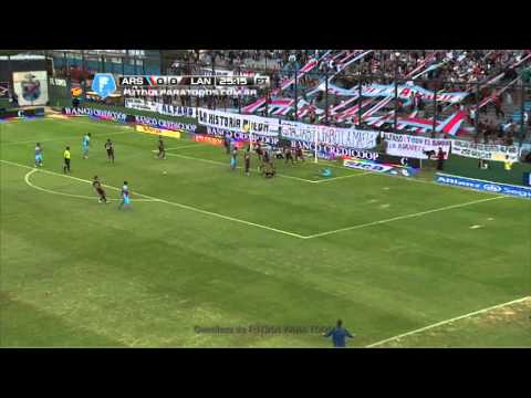 Cabezazo de Zelaya. Arsenal 0 - Lanús 0. Fecha 15. Torneo Final 2014. FPT