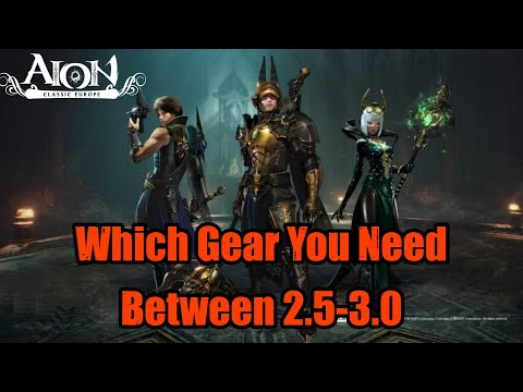 Best Multiple Gears For Your Class 2.7-3.0 Patch Aion Classic