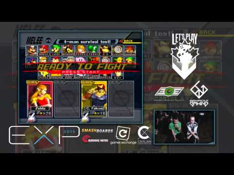 EXP 2015 - COG MVG | Mew2King (Sheik) vs Windrose (Falcon) - R2 Melee Pools