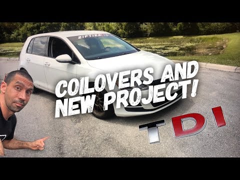 TDI Coilovers and NEW TOY!