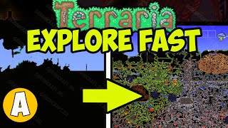 Terraria how to open all map FAST (EASY) | Terraria how to explore all map FAST