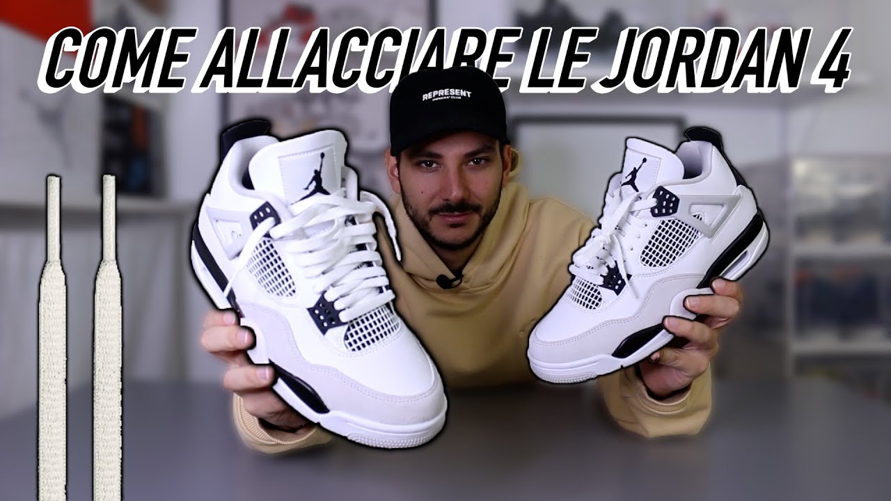 3 MODI PER ALLACCIARE LE TUE JORDAN 4