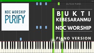 Download lagu BUKTI KEBESARANMU (NDC Worship) | Piano Version Tutorial (Synthesia) mp3