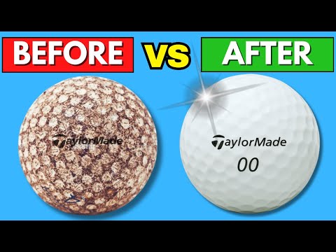 The ONLY Way To Clean Your Golf Ball (Bleach VS Detergent)