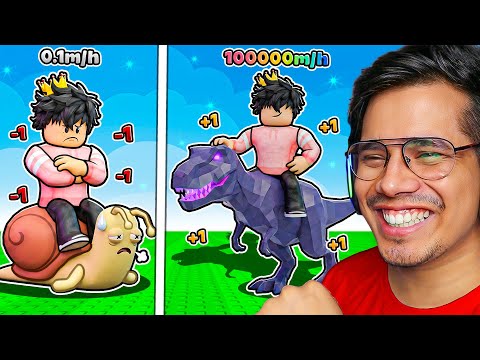 +1 SPEED EVOLVE ROBLOX 😱 T-REX