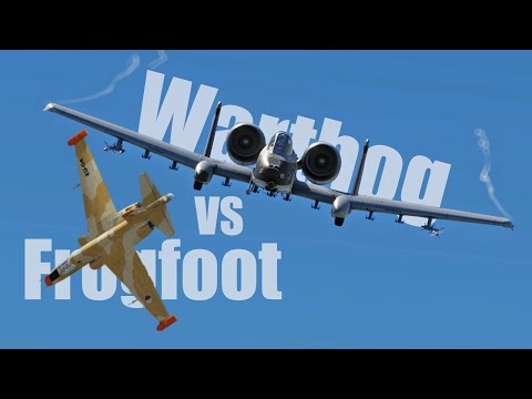 A-10 Warthog vs Su-25T Frogfoot – Who Wins in a Dogfight? #DCS