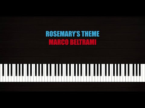 Marco Beltrami - Rosemary's Theme | The Giver (Slow Piano Tutorial)